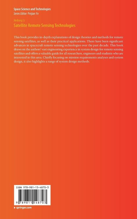 Produktbild: Satellite Remote Sensing Technologies