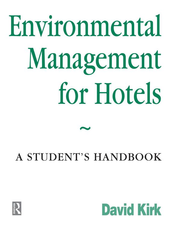 Produktbild: Environmental Management for Hotels