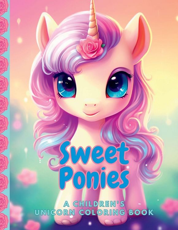 Produktbild: Sweet Ponies A Children's Unicorn Coloring Book