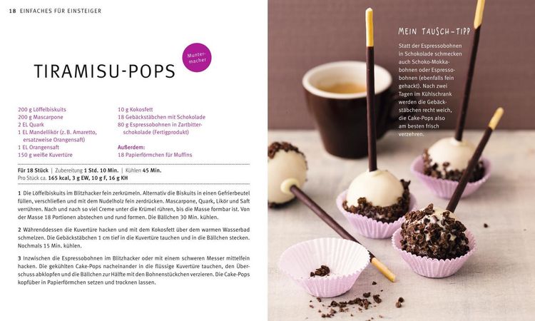 Produktbild: Cake-Pops &ndash; Sti(e)lvoll naschen