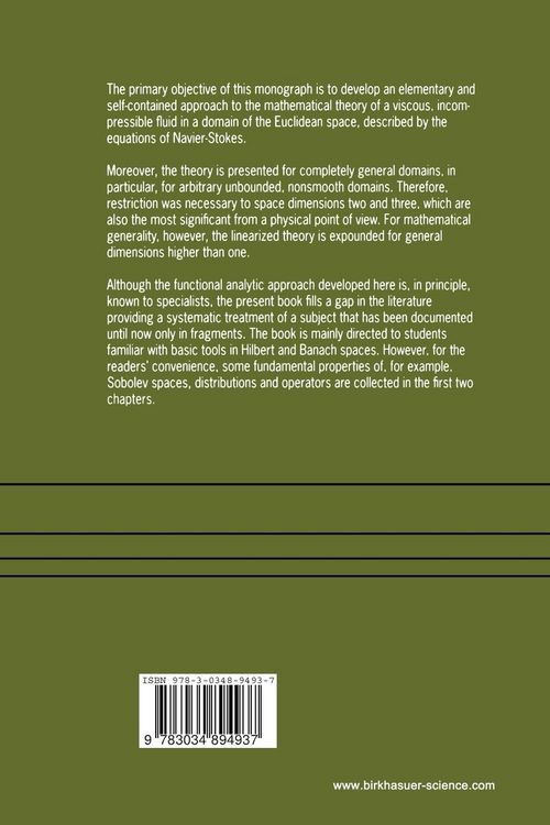 Produktbild: The Navier-Stokes Equations