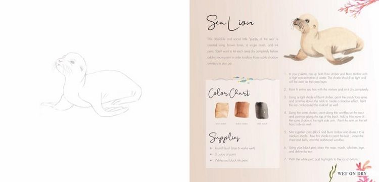 Produktbild: Das gro&szlig;e Aquarell-Praxisbuch - Meerestiere