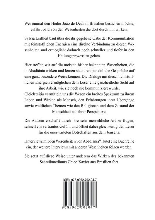 Produktbild: Interviews mit den Wesenheiten von Abadi&acirc;nia