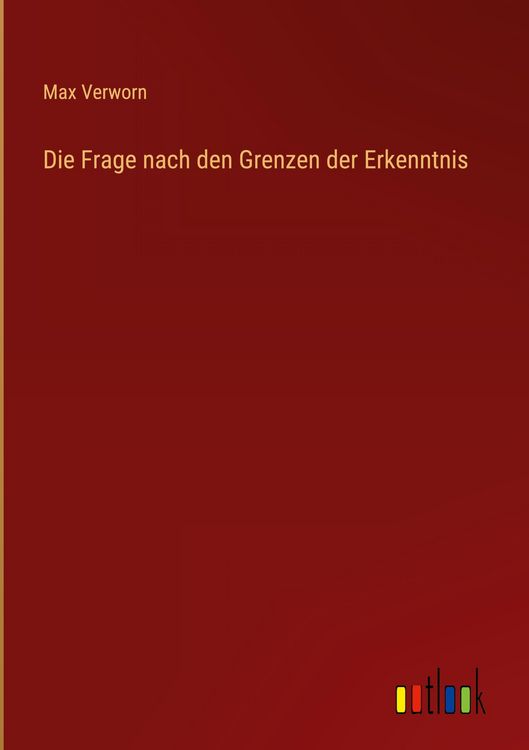 Produktbild: Die Frage nach den Grenzen der Erkenntnis