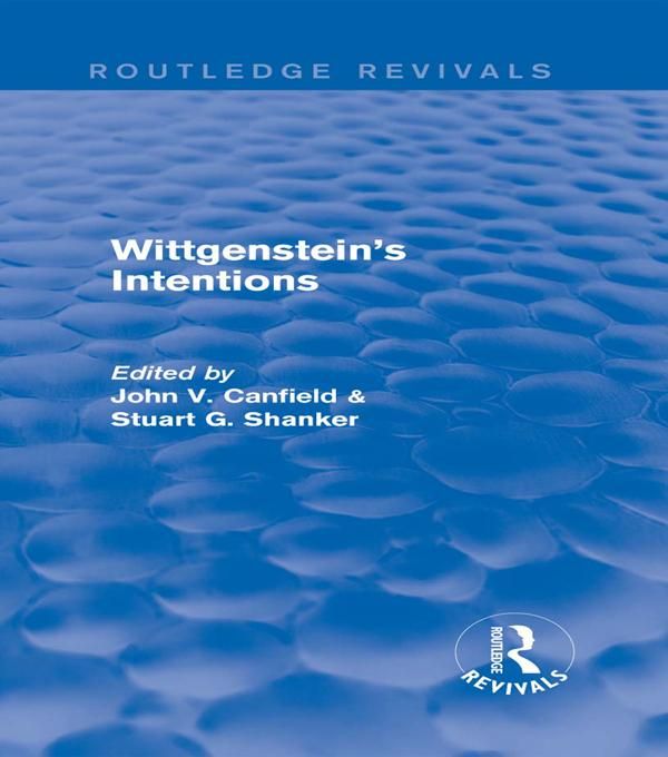 Produktbild: Wittgenstein's Intentions (Routledge Revivals)
