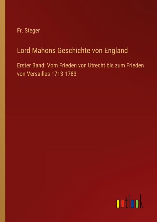 Produktbild: Lord Mahons Geschichte von England