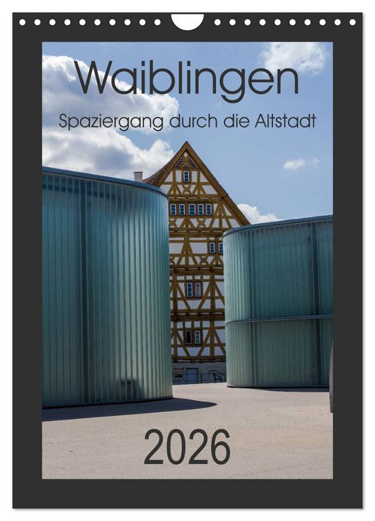 Produktbild: Waiblingen - Spaziergang durch die Altstadt (Wandkalender 2026 DIN A4 hoch), CALVENDO Monatskalender
