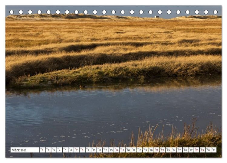 Produktbild: ST. PETER ORDING Strand und Meer (Tischkalender 2026 DIN A5 quer), CALVENDO Monatskalender