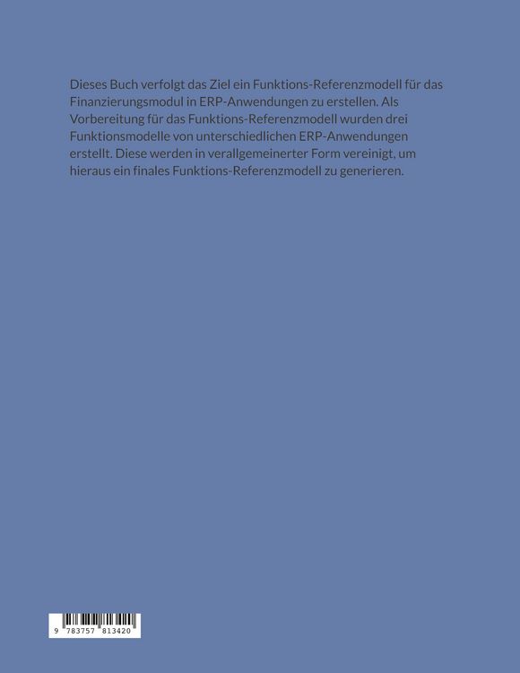 Produktbild: Funktions-Referenzmodell f&uuml;r ERP-Software