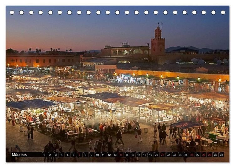 Produktbild: Marokko - Faszinierender Maghreb (Tischkalender 2027 DIN A5 quer), CALVENDO Monatskalender