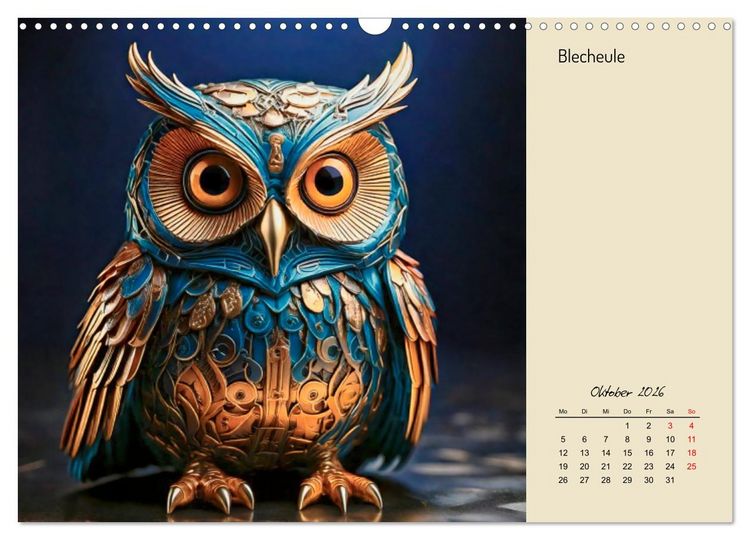 Produktbild: Vogelwelt, lustig, bunt und verspielt (Wandkalender 2026 DIN A3 quer), CALVENDO Monatskalender