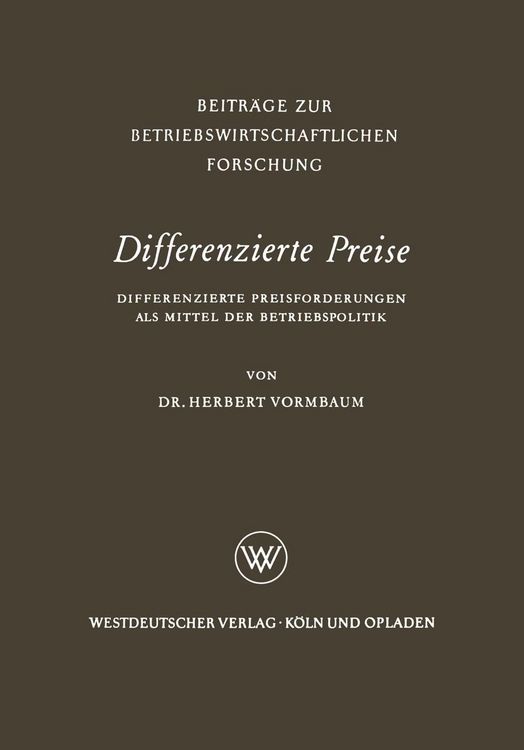 Produktbild: Differenzierte Preise