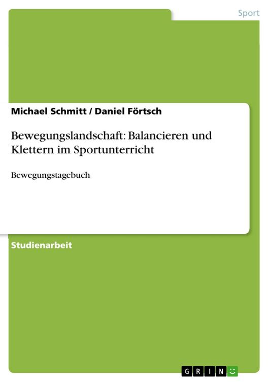 Produktbild: Bewegungslandschaft: Balancieren und Klettern im Sportunterricht