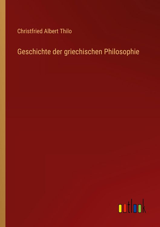 Produktbild: Geschichte der griechischen Philosophie