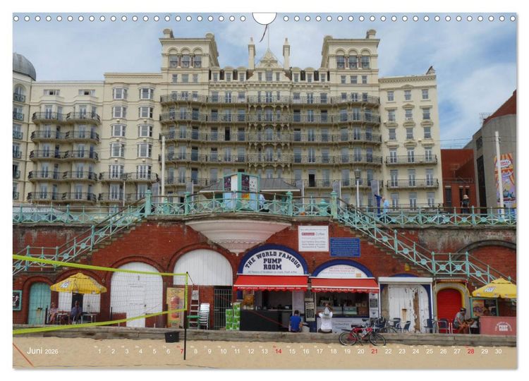Produktbild: Brighton Pier Bunter Sommer (Wandkalender 2026 DIN A3 quer), CALVENDO Monatskalender