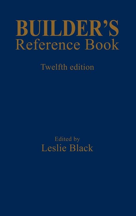 Produktbild: Builder's Reference Book