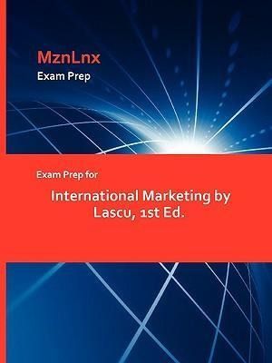 Produktbild: Exam Prep for International Marketing by Lascu, 1st Ed.