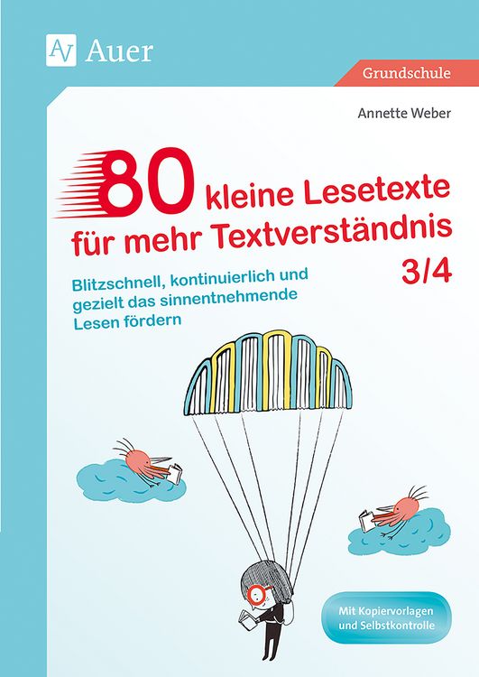 Produktbild: 80 kleine Lesetexte f&uuml;r mehr Textverst&auml;ndnis 3/4