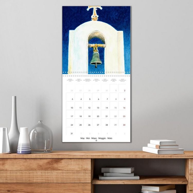 Produktbild: Greek island of Santorini (Wall Calendar 2027 12 &times; 12 Inch) CALVENDO 12 Month Wall Calendar