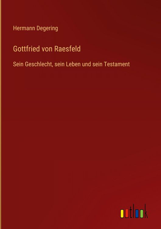 Produktbild: Gottfried von Raesfeld