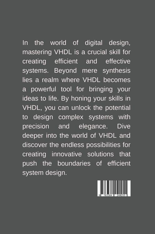 Produktbild: Beyond Synthesis: Mastering VHDL for Efficient System Design