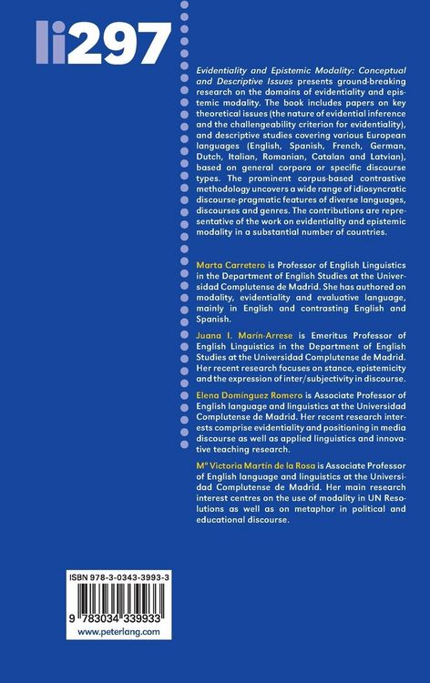 Produktbild: Evidentiality and Epistemic Modality