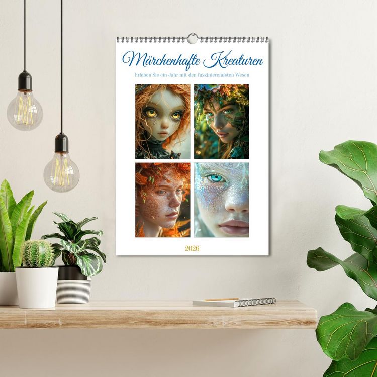 Produktbild: Magische Kreaturen (Wandkalender 2026 DIN A3 hoch), CALVENDO Monatskalender