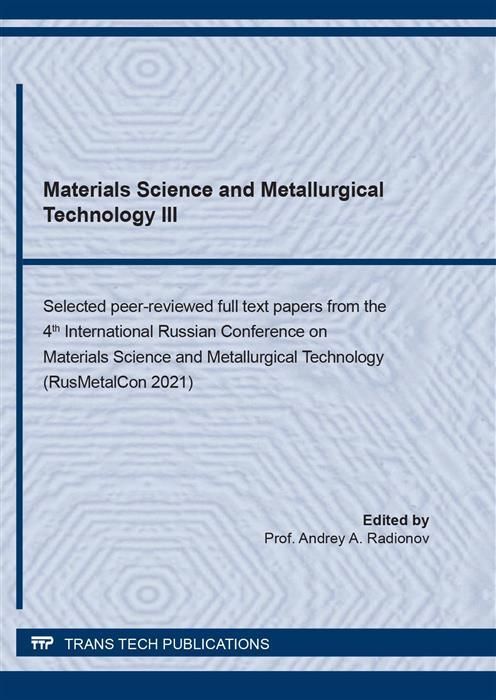 Produktbild: Materials Science and Metallurgical Technology III