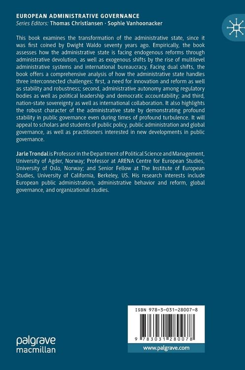 Produktbild: Governing the Contemporary Administrative State