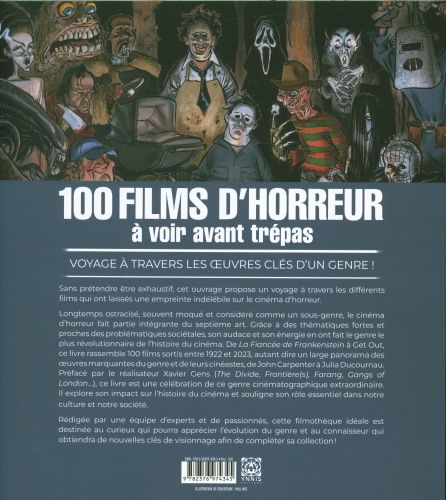 Produktbild: 100 films d'horreur &agrave; voir avant tr&eacute;pas