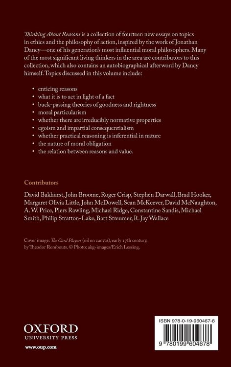Produktbild: Thinking about Reasons