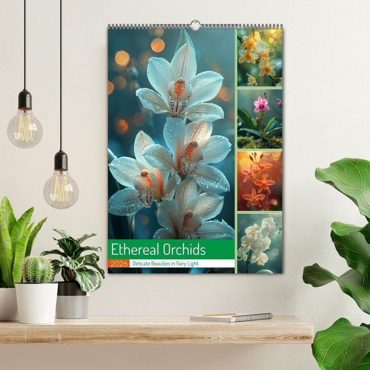 Produktbild: Ethereal Orchids (Wall Calendar 2026 DIN A2 portrait), CALVENDO 12 Month Wall Calendar