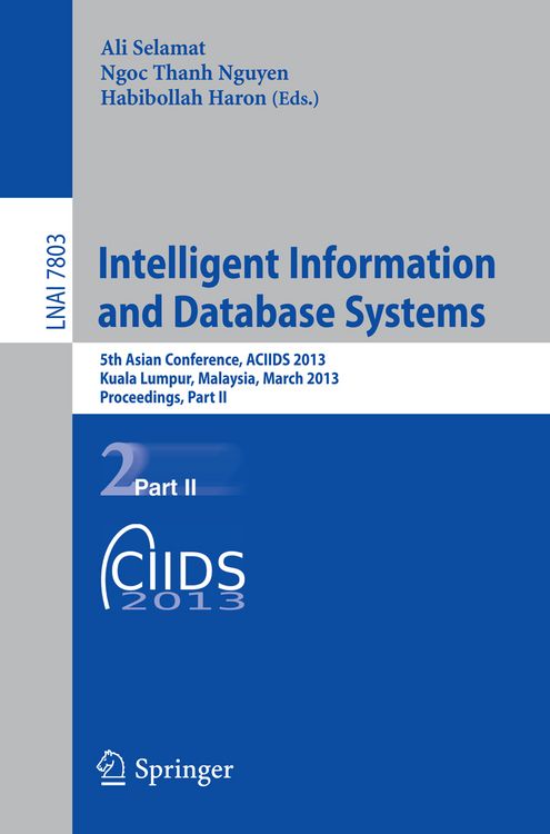 Produktbild: Intelligent Information and Database Systems