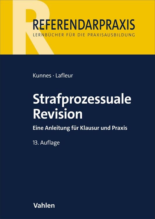 Produktbild: Strafprozessuale Revision