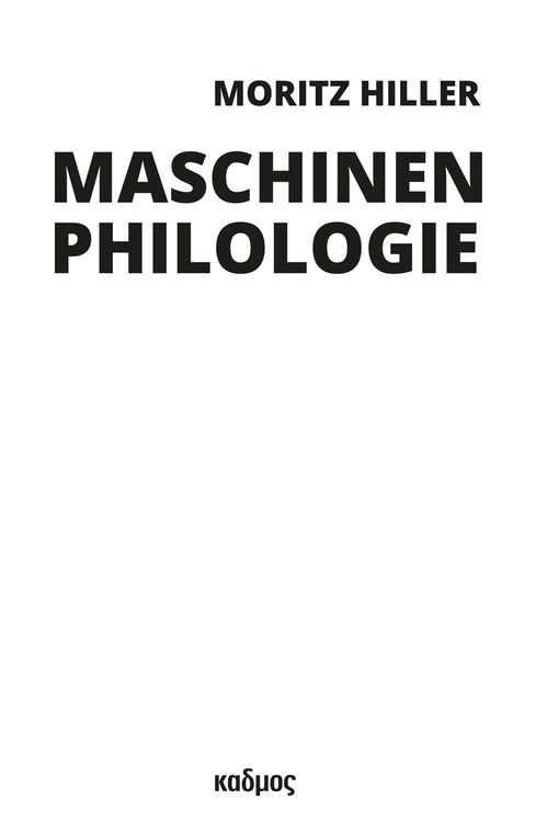 Produktbild: Maschinenphilologie