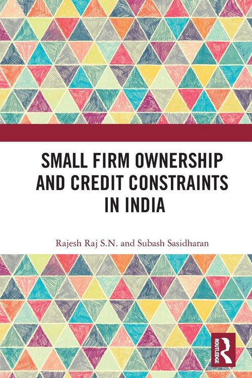 Produktbild: Small Firm Ownership and Credit Constraints in India