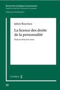 Produktbild: La licence des droits de la personalit&eacute;