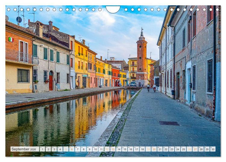 Produktbild: ItalienReise Venedig Chioggia Comacchio (Wandkalender 2026 DIN A4 quer), CALVENDO Monatskalender
