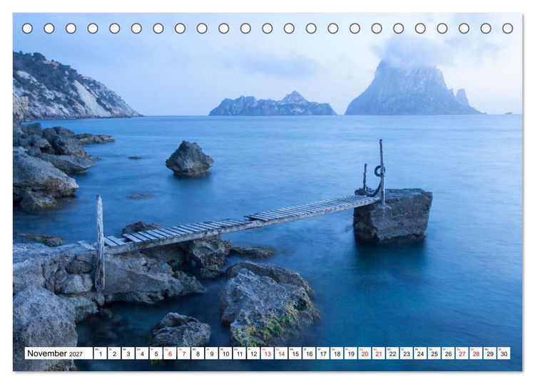 Produktbild: Momente einer Reise - Ibiza und Formentera (Tischkalender 2027 DIN A5 quer), CALVENDO Monatskalender