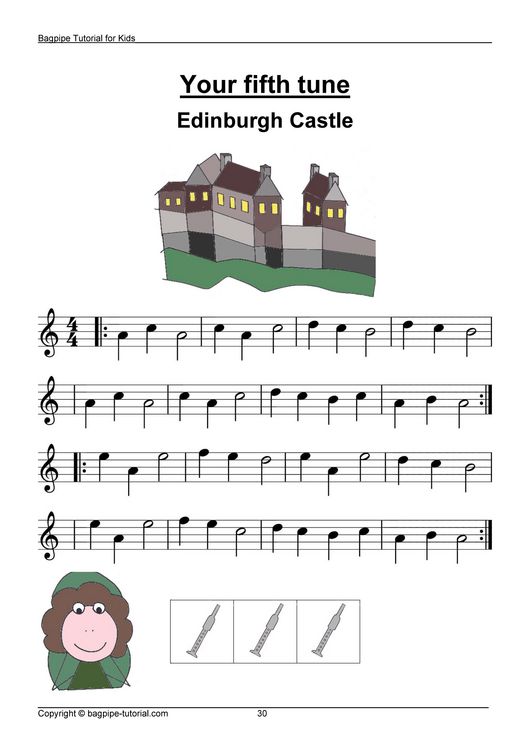 Produktbild: Bagpipe Tutorial for Kids and Adults
