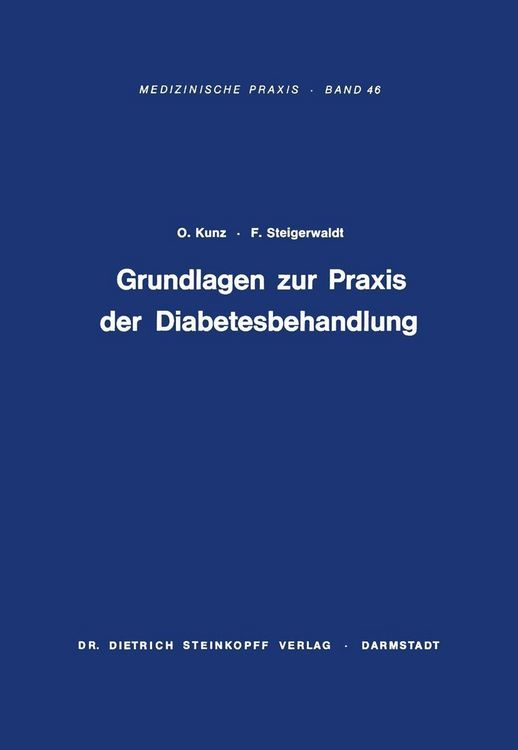 Produktbild: Grundlagen zur Praxis der Diabetesbehandlung