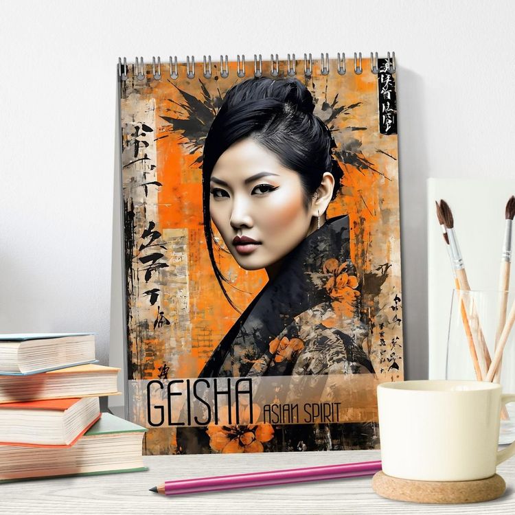 Produktbild: Geisha - Asian Spirit (Tischkalender 2027 DIN A5 hoch), CALVENDO Monatskalender