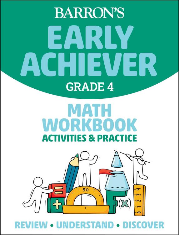 Produktbild: Barron's Early Achiever: Grade 4 Math Workbook Activities & Practice
