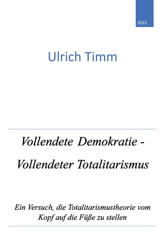 Produktbild: Vollendete Demokratie - Vollendeter Totalitarismus