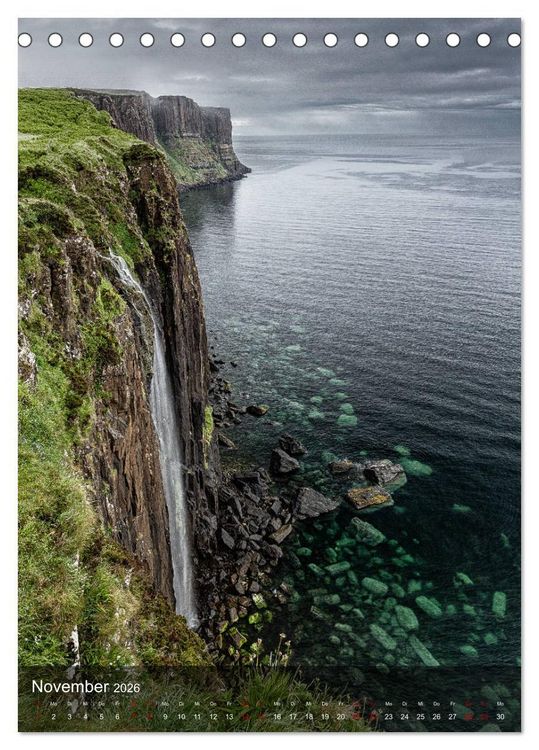 Produktbild: Schottland: Highlands und die Isle of Skye (Tischkalender 2026 DIN A5 hoch), CALVENDO Monatskalender