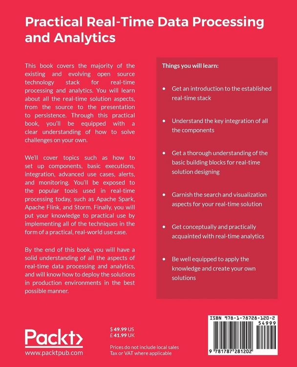 Produktbild: Practical Real-time Data Processing and Analytics