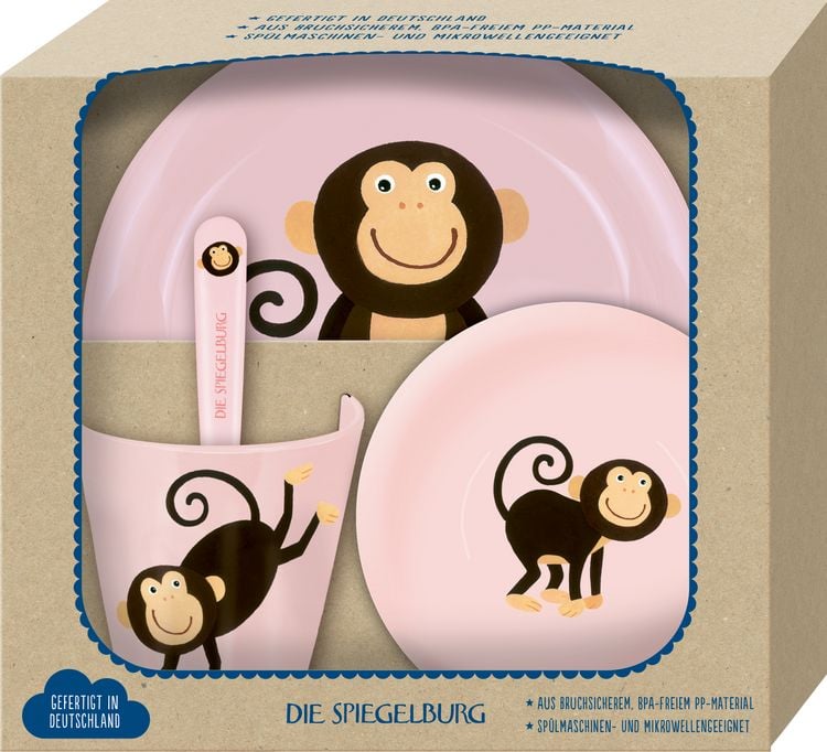 Produktbild: Geschirr Geschenkset Affe - Freche Rasselbande