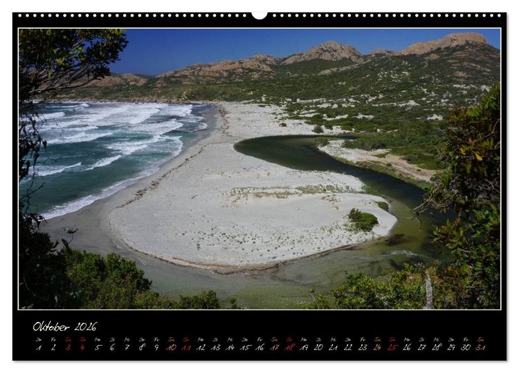 Produktbild: Korsika - Insel rauer Sch&ouml;nheit (Wandkalender 2026 DIN A2 quer), CALVENDO Monatskalender