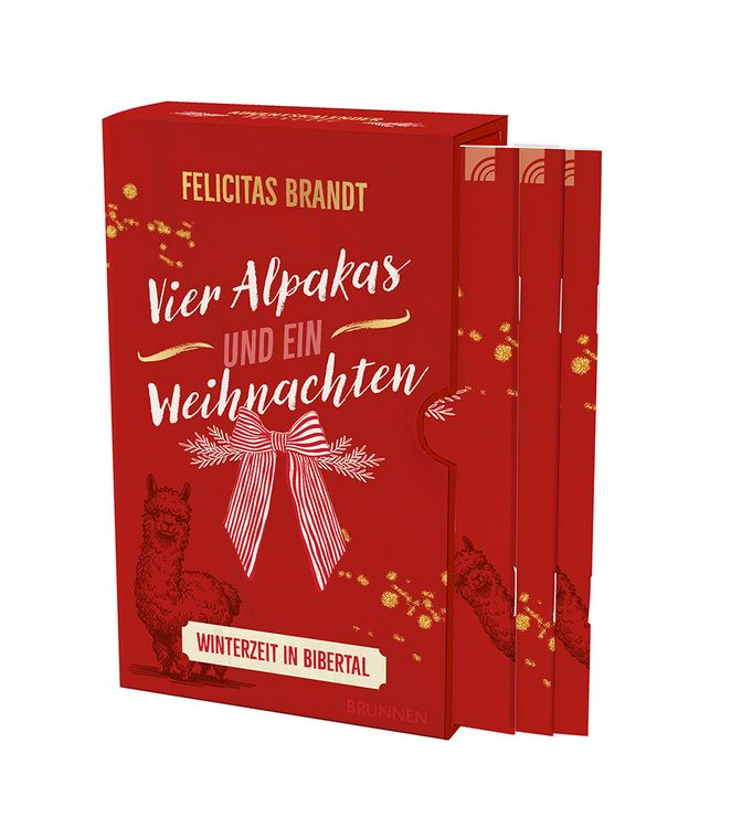 Produktbild: Vier Alpakas und ein Weihnachten: eine Adventskalendernovelle