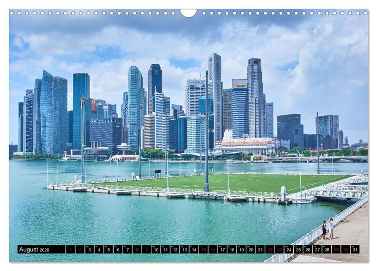 Produktbild: Singapur - Tradition trifft Moderne (Wandkalender 2026 DIN A3 quer), CALVENDO Monatskalender